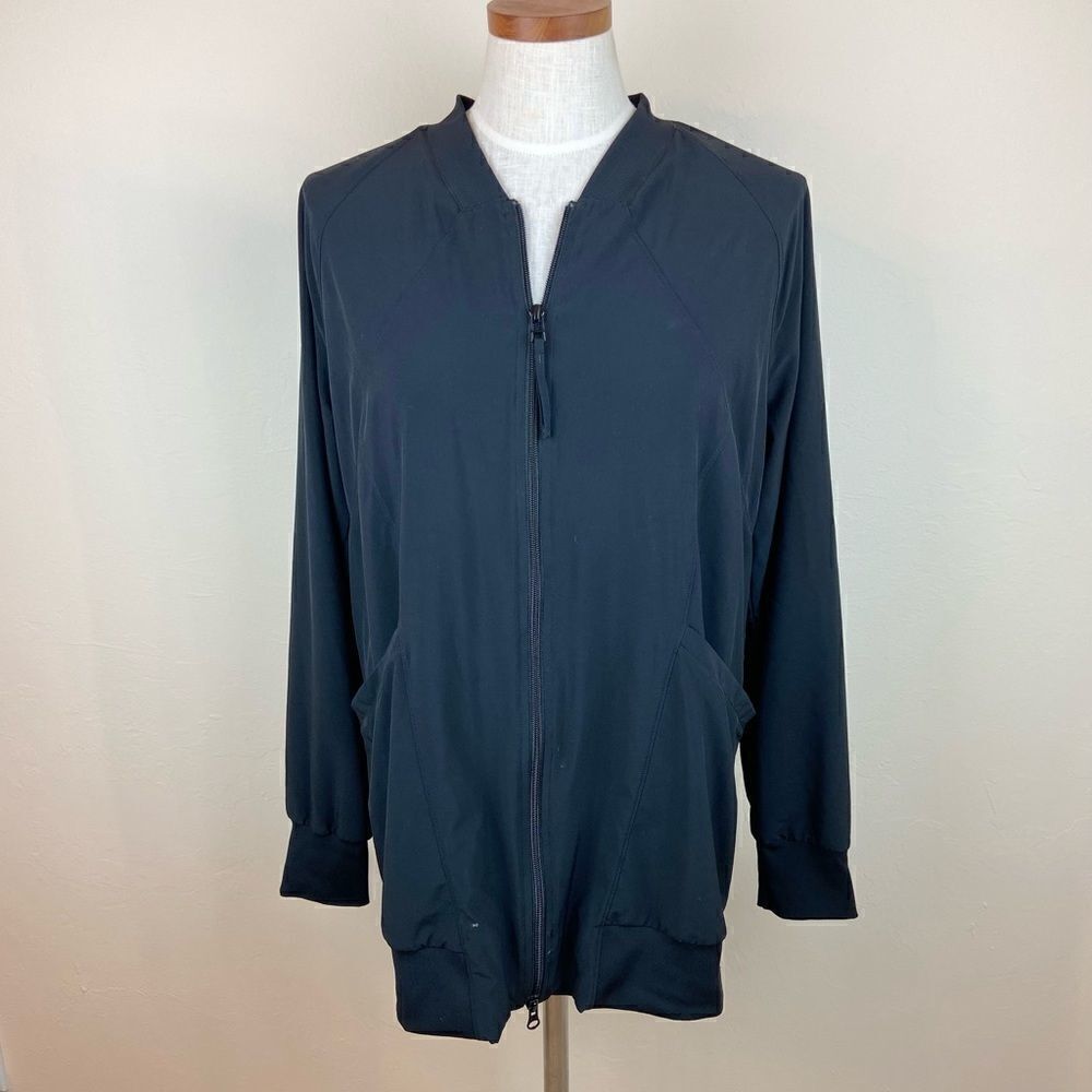 Zella Traction Training Black Zip-Up Jacket